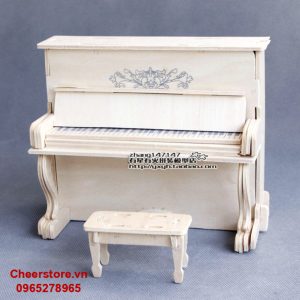 Mô hình lắp ráp đàn piano bằng gỗ 3d-0