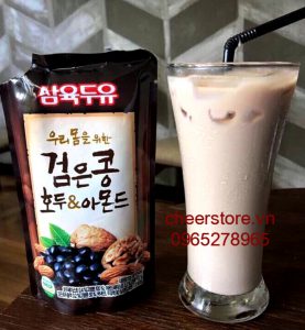 Sữa óc chó hạnh nhân đậu đen(20 gói*195ml)-0