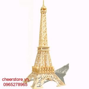 Mô hình tháp Eiffel lắp ghép gỗ 3D-0